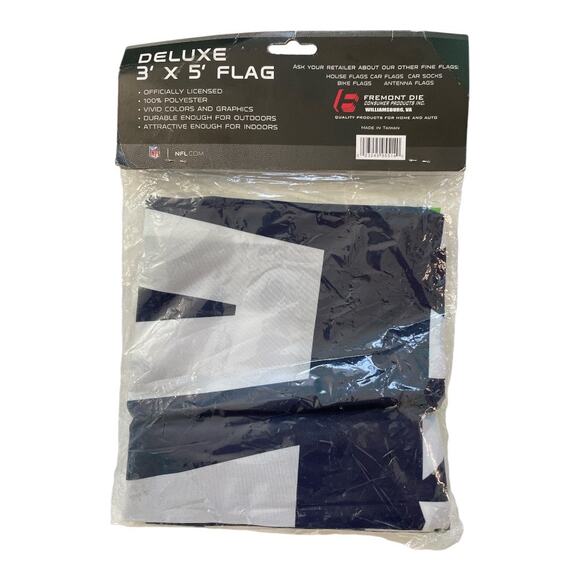 NFL Seattle Seahawks Man Cave Flag 3' x 5' Decorative Banner Football Fan Gear - Picture 3 of 4